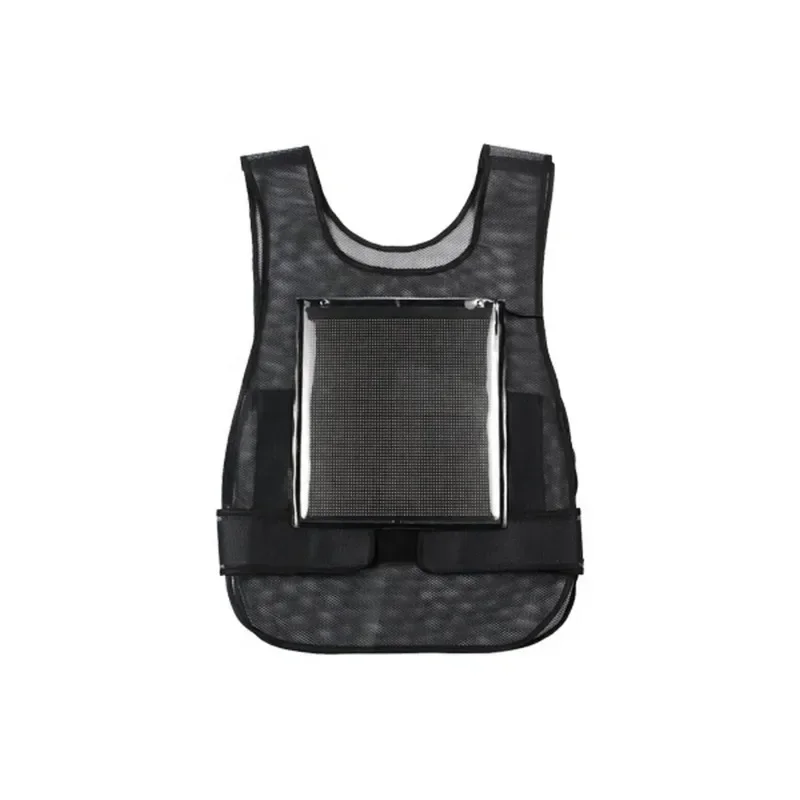 Dynamic Programmable Wireless Connection App  Screen Animation Display Flexible Led Advertising Vest With Wearable Jacket