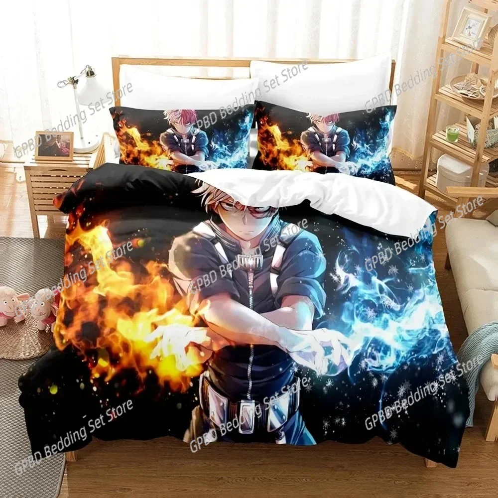 

3D Print Anime My Hero Academia Bedding Set Bedroom Soft Modern Bedspreads Comefortable Duvet Cover Quilt Cover And Pillowcase