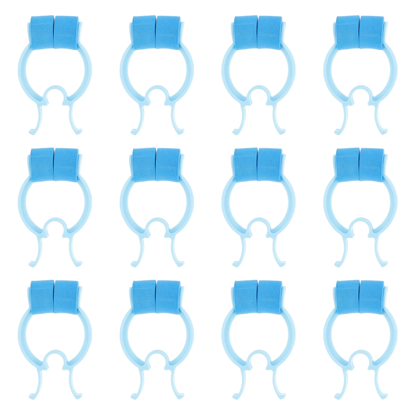 

12pcs Nasal Clip Breathing Practice Lightweight Comfortable Touch Stop Nosebleeds Eva Foam Epistaxis Care Stoppers Fit Size