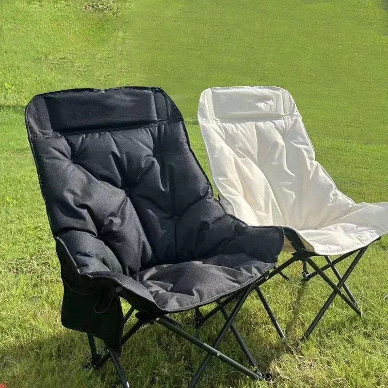 

Thickened Folding Chair, Portable Folding Stool, Camping Fishing Stool, Moon Chair, Leisure Folding Chair
