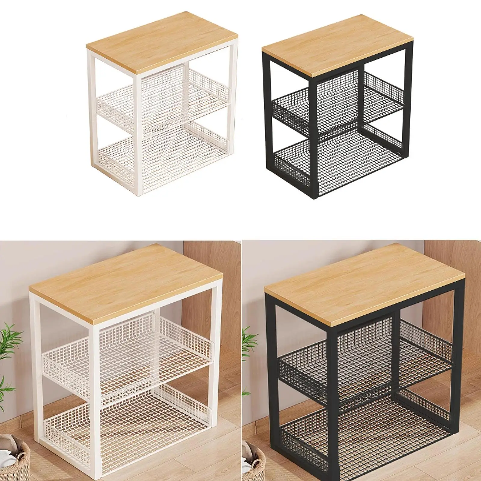 

Mini Washing Machine Stand Bookshelf Storage Shelf Rice Cooker Air Fryer Rack for Bathroom Kitchen Entryway Balcony Office