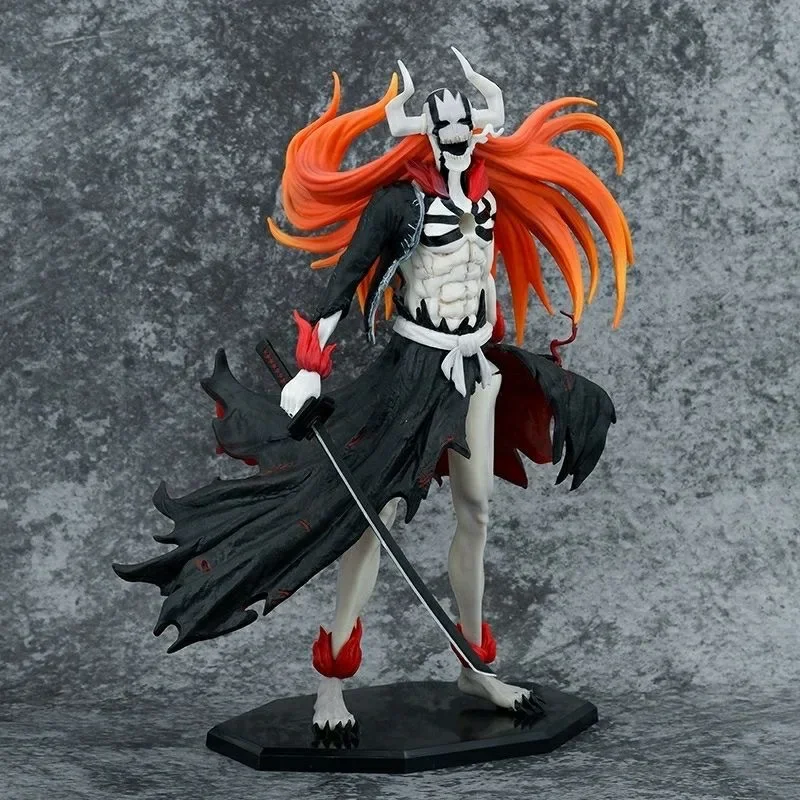 34cm Ichigo Bleach Kurosaki Anime Figure Action Figurine Cero Pvc Statue Gk Model Doll Collection Decoration Toys Children Gift