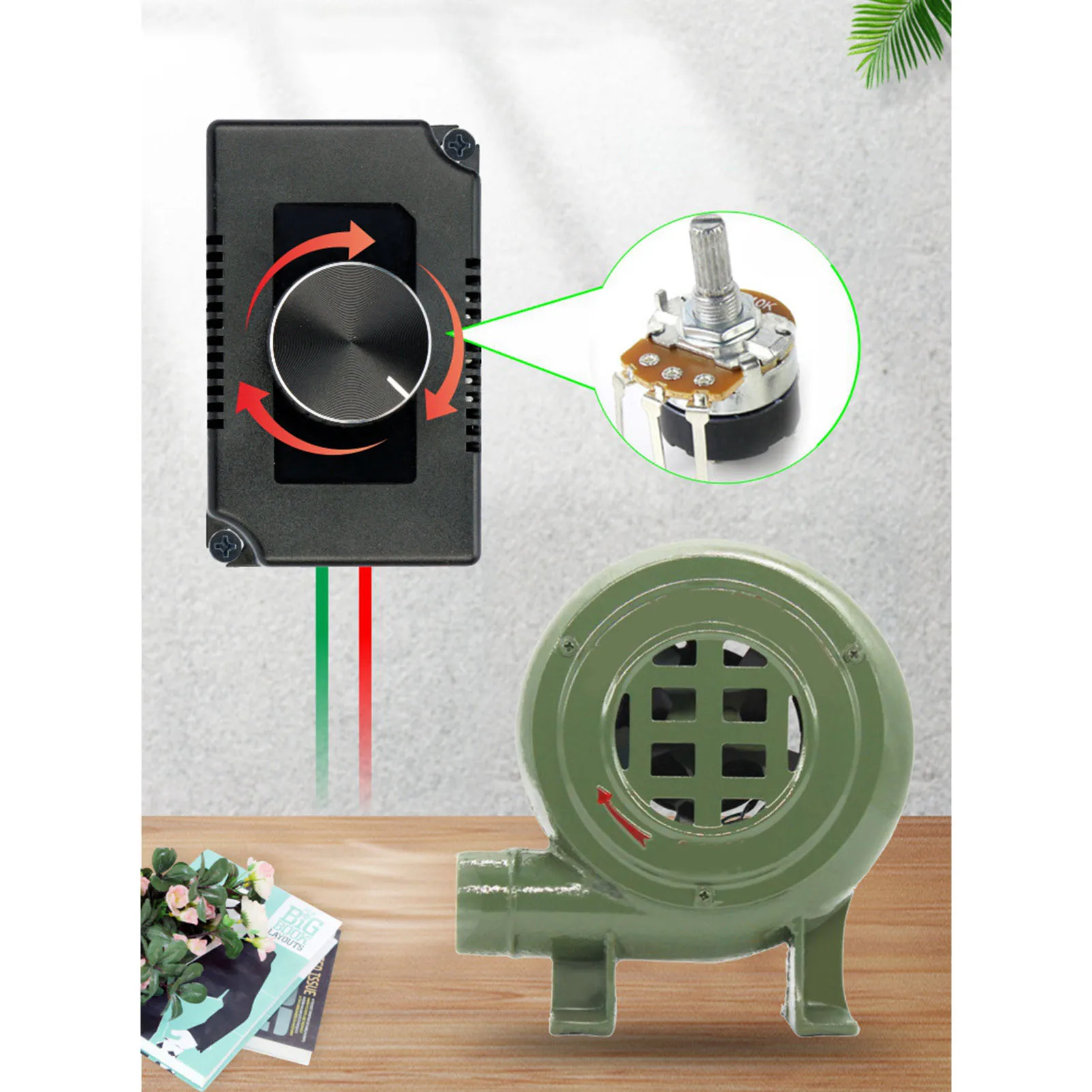 AC 220V Motor Speed Controller Motor Speed Controller AC 220V Stepless Control  Regulator for Pump Grinder view 6