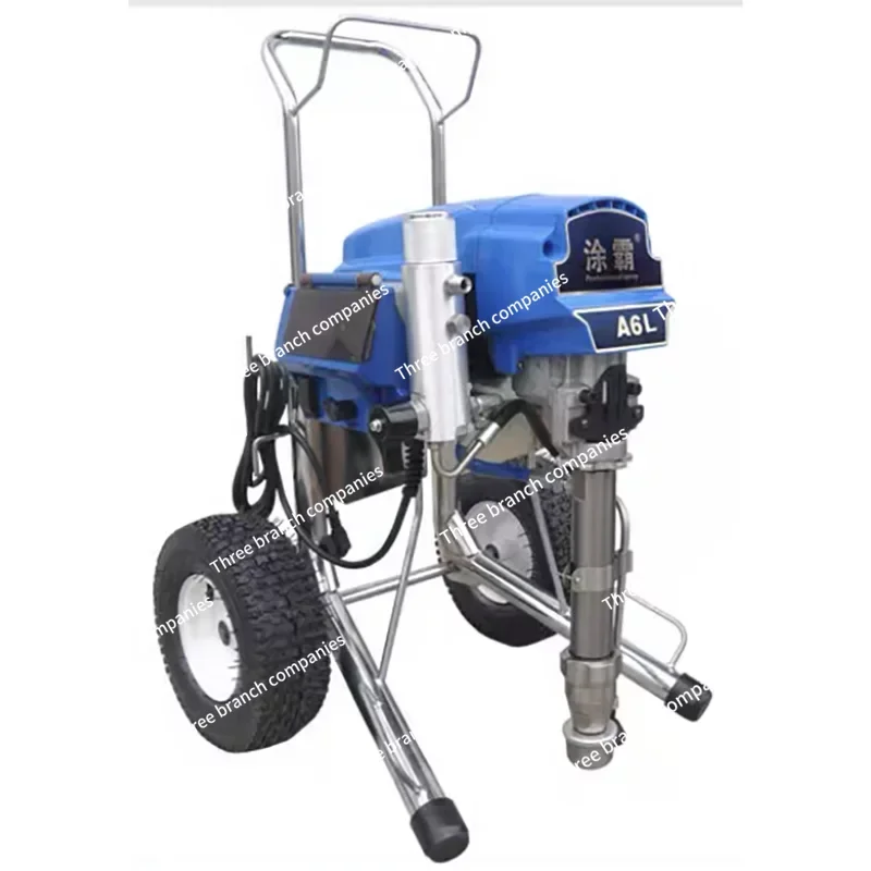 3800W 5.5L/6L plunger type electric High-pressure airless spraying machine， Paint putty latex painting architecture  machine