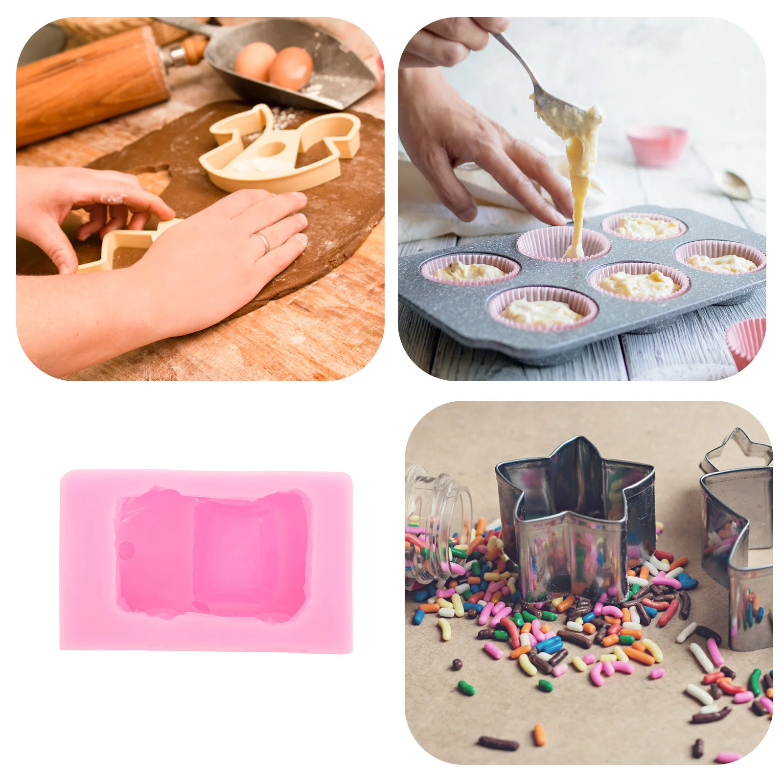 

Car Shaped Food Grade Silicone Mold Flexible Fondant Mousse Chocolate Jelly Decoration 3D Silicone Molds