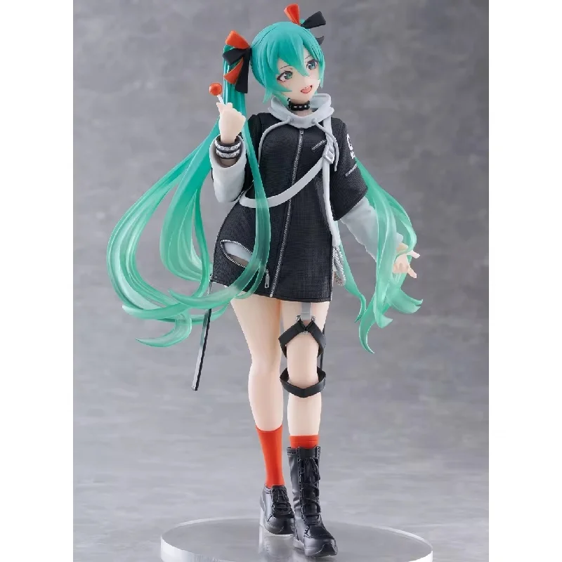 In Stock Authentic TAITO Fashion VOCALOID Hatsune Miku Punk Future Scenery Manual Model Toys Holiday Gifts