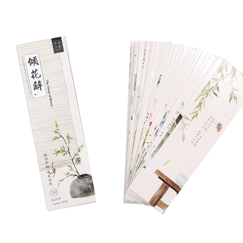 

30Pcs Multifunctional Delicate Paper Note Paper Book Page Divider Office Home School Stationery Supplies