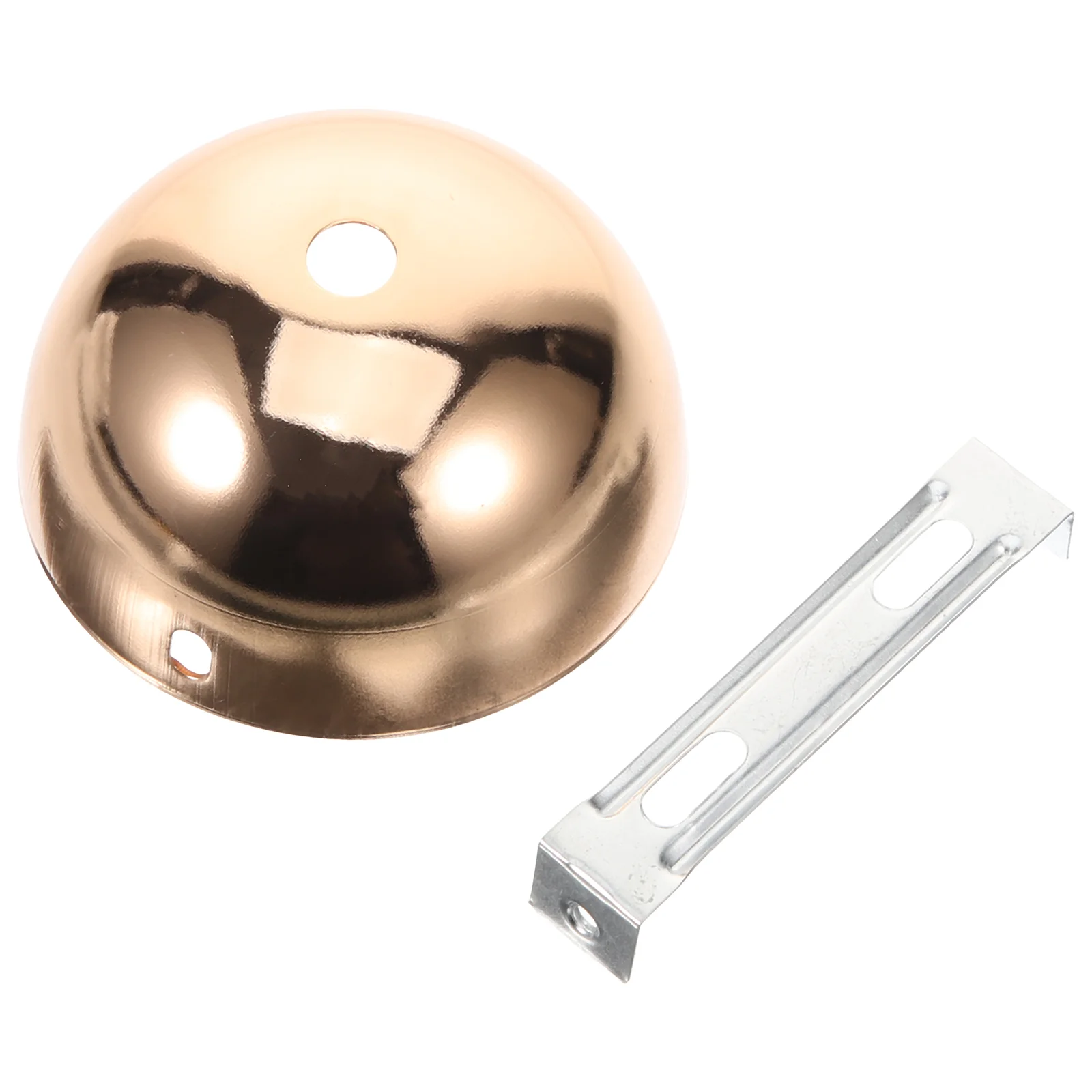 Semicircular Ceiling Plate Chandelier Canopy Kit Light Screw Pendant for Mounting Copper Fixture