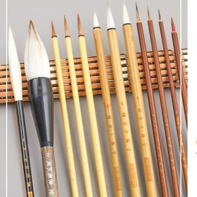 Painting Brush Set Traditional Chinese Painting Handwritting Practice Calligraphy Brush Regular Script Office Supply Tinta China