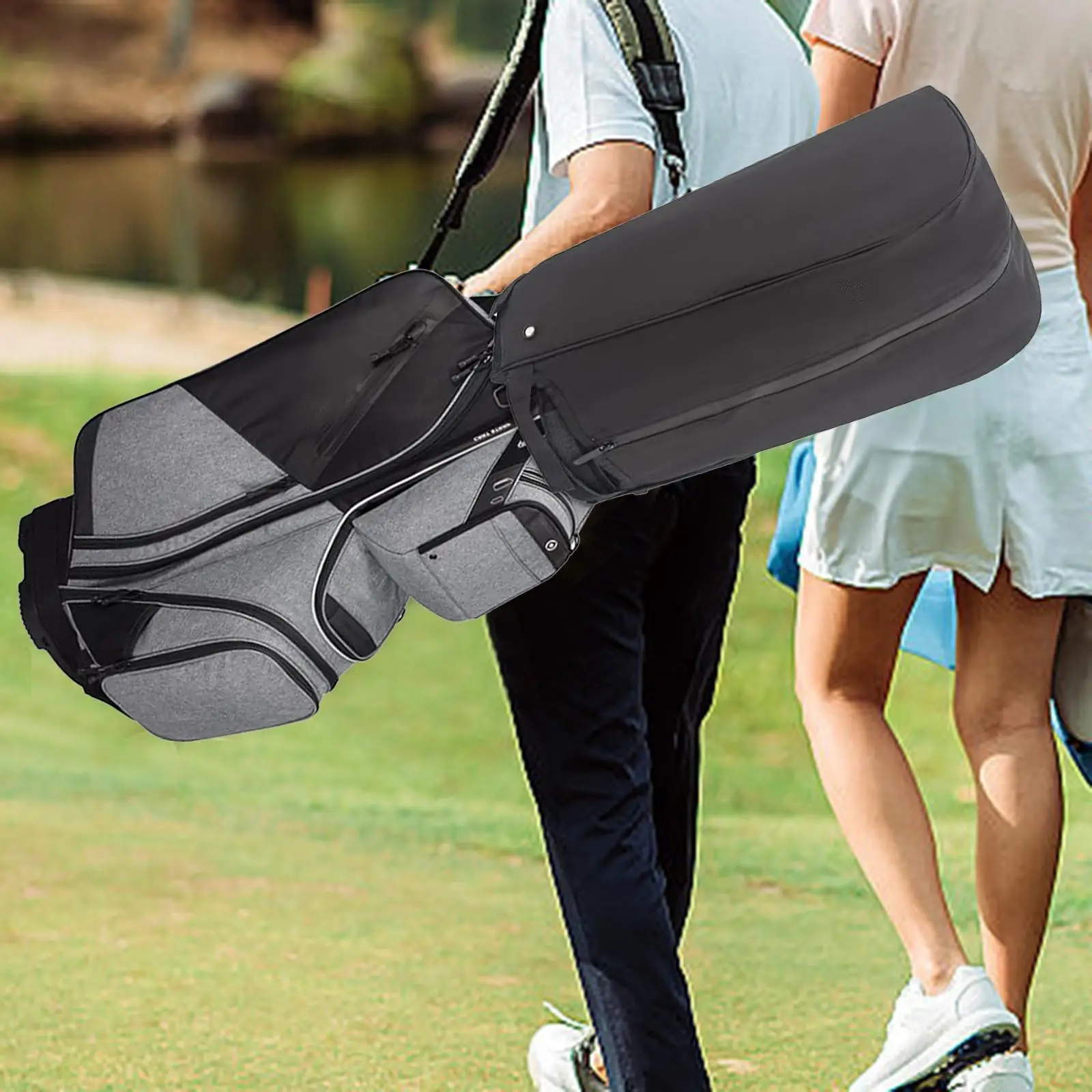 Funda para bolsa de golf, Protector de bolsa de golf, bolsa plegable para palos de golf, impermeable para viajes