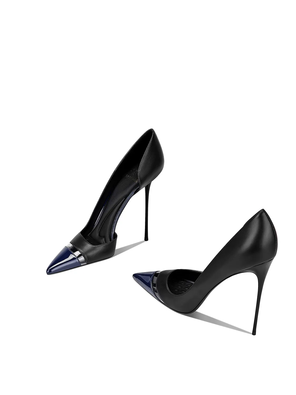 

Туфли-лодочки Mingyuan Fengbao синего цвета на шпильке, новая весенняя коллекция, нишевый стиль, элитная женская обувь