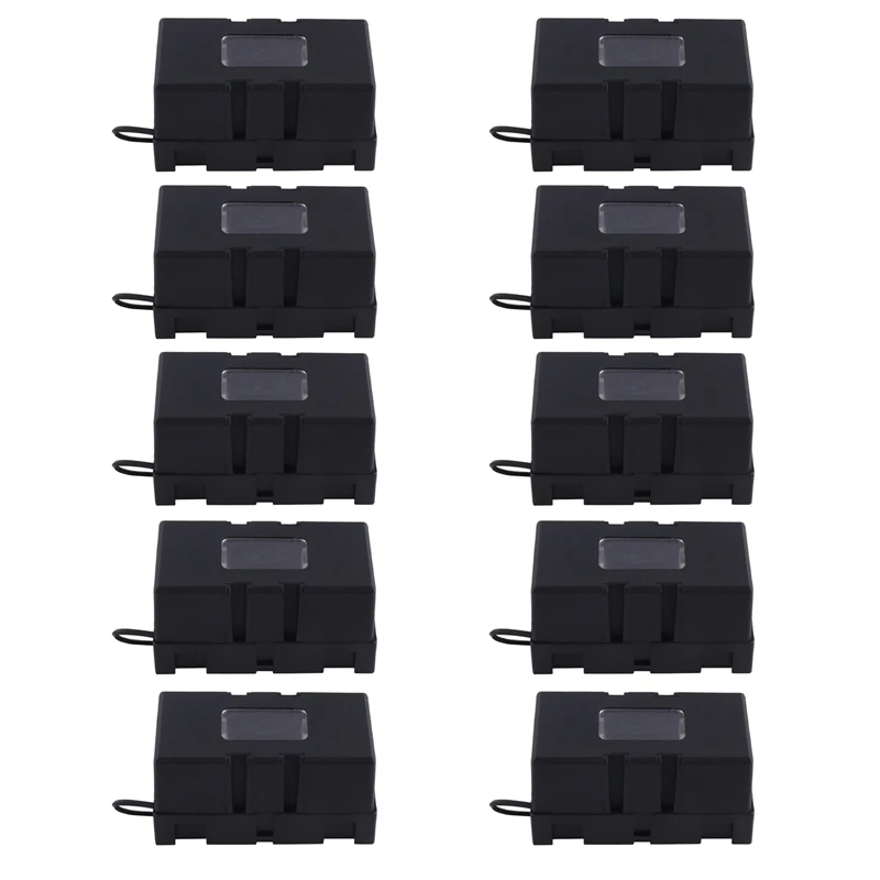 10Pcs ANS-H Type Fuse Holder ANS-8 Safety Plate Base Car Automotive Fuse Box Black