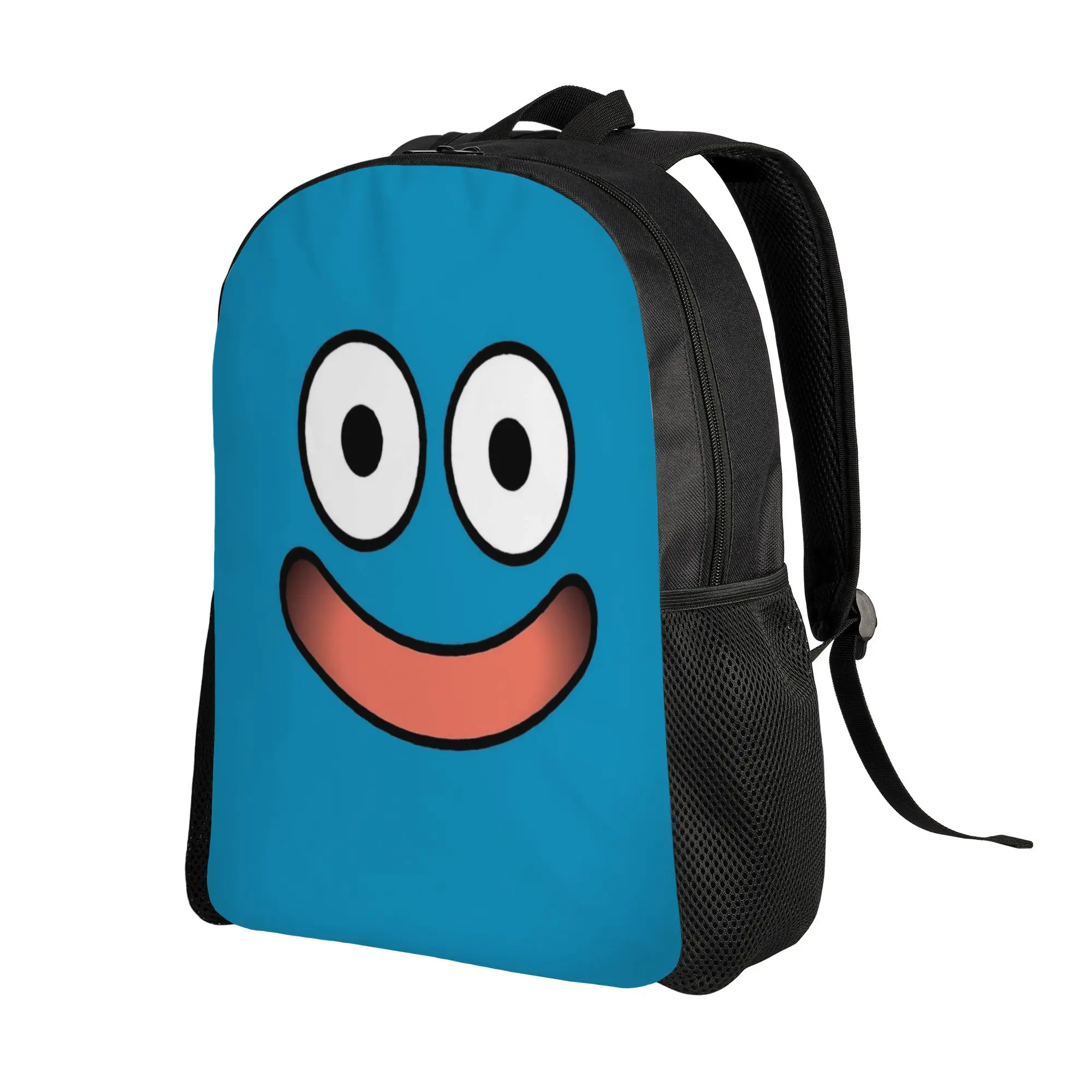 Dragon Quest Slime Face Backpack Men  Big Backpacks Polyester Kawaii High School Bags University Design Rucksack