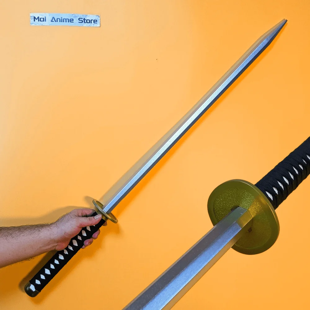 100 centimetri Hayakawa Aki Katana Falso Samurai Sabre Spada Anime Motosega Uomo Cosplay Prop Ninja Coltello Vero Giapponese Katana Giocattolo Regalo