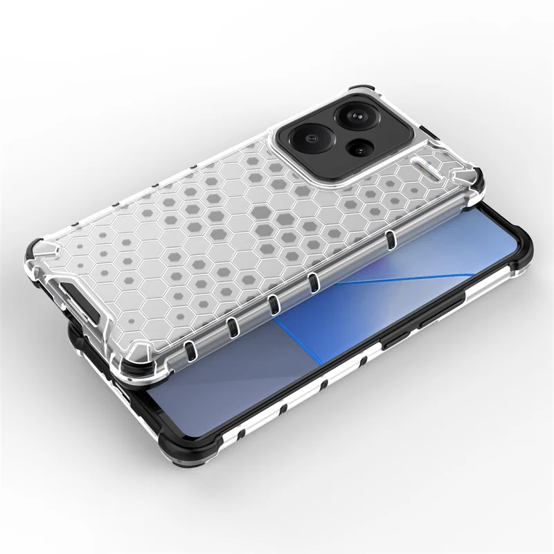 For Xiaomi Redmi Note 13 Pro 5G Case Luxury Clear Shockproof Armor Phoen Case For Redmi Note 13 Pro + Plus Silicone Back Cover