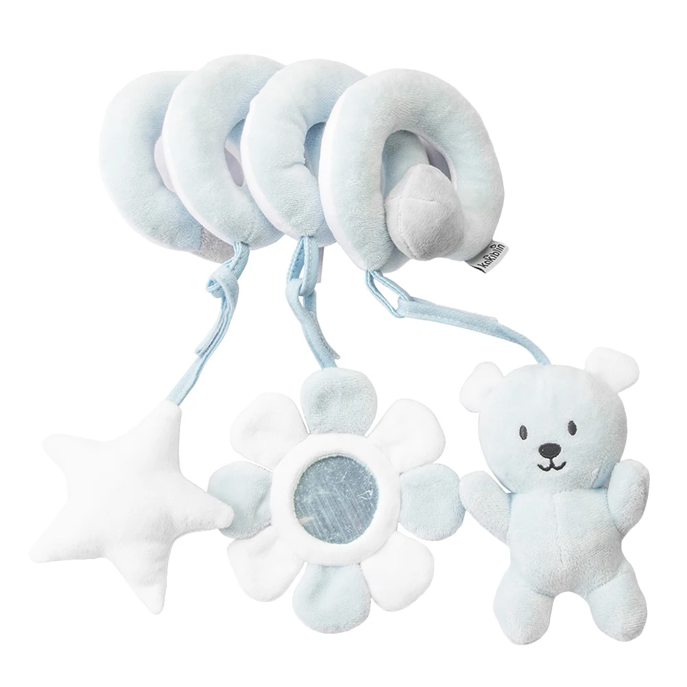 1pc Animal Baby Hanging Stroller Crib Bed Infant Toddler Skin-Friendly Adorable Gentle Soothing Educational Comfort