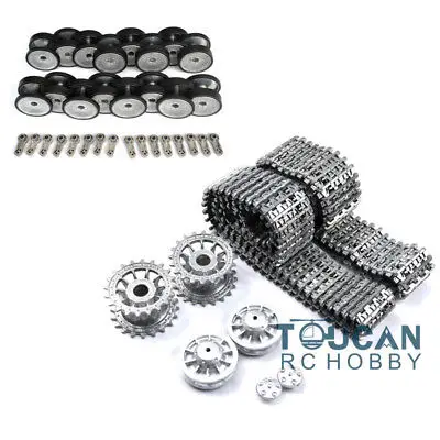 HENG LONG RC Accessories Spare Parts 1/16 Metal Track Sprocket Idler Wheels RC Tank 3818 Tiger1 3819 Panther RC Toys THZH0145