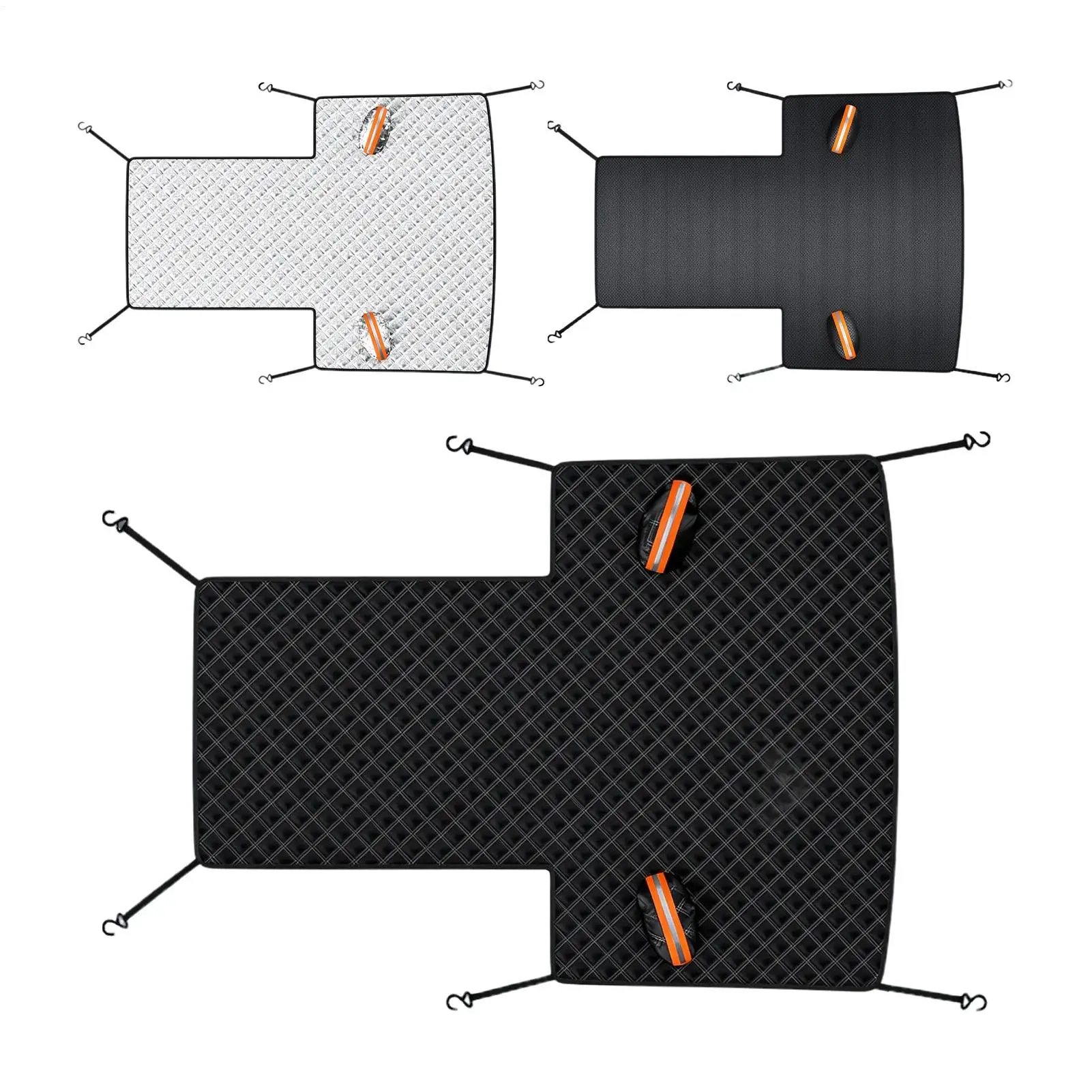 Windshield Snow Cover Thickened Waterproof Automotive Winter Ice Guard Winter Windshield Covers for All Seasons Indoor Outdoor