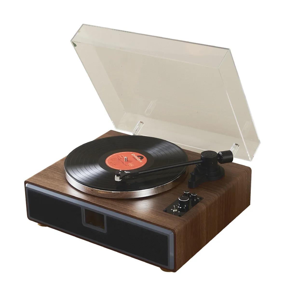 Factory Wholesale Popular HY-T18 Customizable Turntable Record Player Speaker Phonograph Vinyl Record Player