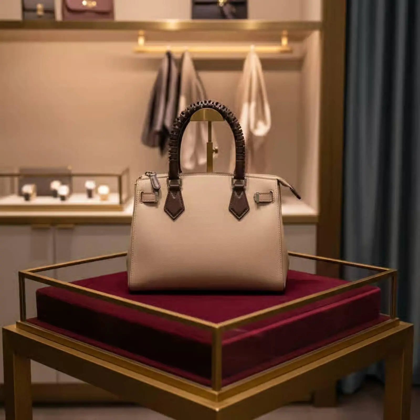 Leather Handle Protector Soft Cushion Cover for Handbag Women’s Designer Tote Accessory