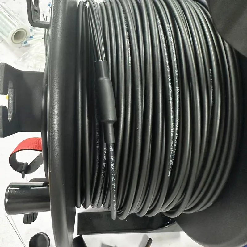 نشر المجال أحادي الوضع، سحب الكابلات الضوئية، مرنة، الألياف الضوئية LC/SC/FC كابل وضع السيارة، 120 م، 150 م، 200 م #1