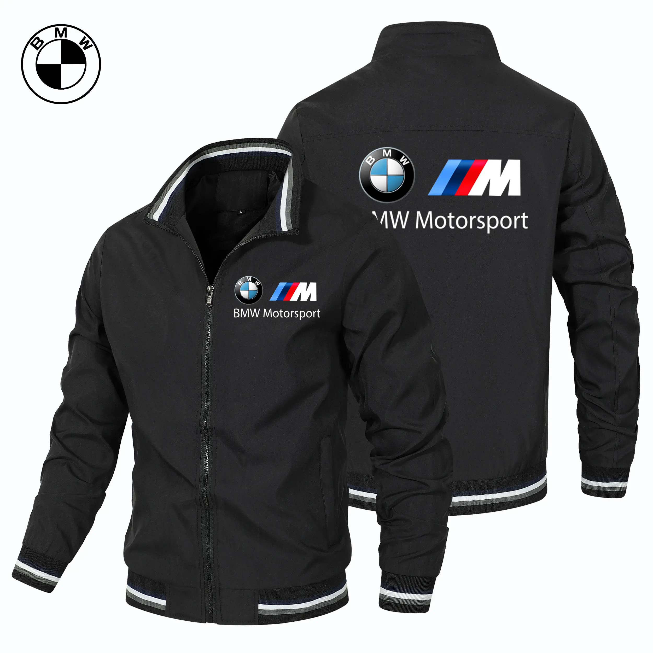 

Motorcycle Zipper Top, BMW Thin Jacket, Men's Casual Windproof Jacket, Camping Spring and Autumn Casual Men's Submachine Jacket