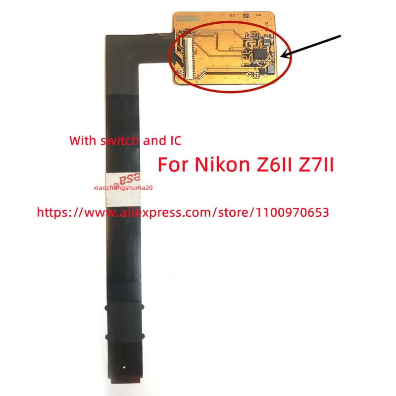 Bisagra de pantalla LCD giratoria de eje, Cable flexible para Nikon Z6, Z7, Z6II, Z7II, Z6 II, Z7 II, Z6-2, Z7-2, pieza de reparación de cámara