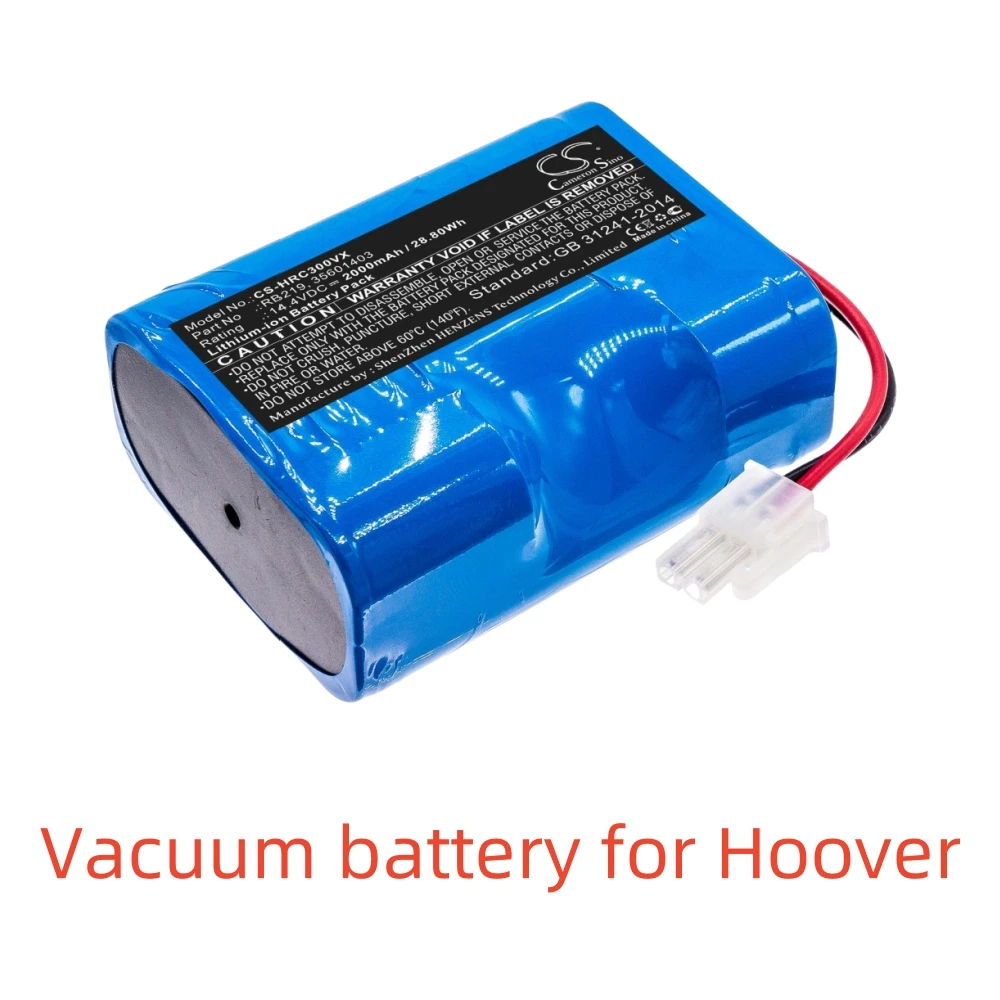 Li-ion Vacuum battery for Hoover,14.4v,2000mAh,RBC030 RBC031B RBC040 RBC040019 RBC050 RBC070 RBC090 ZD 4S22076 20/46