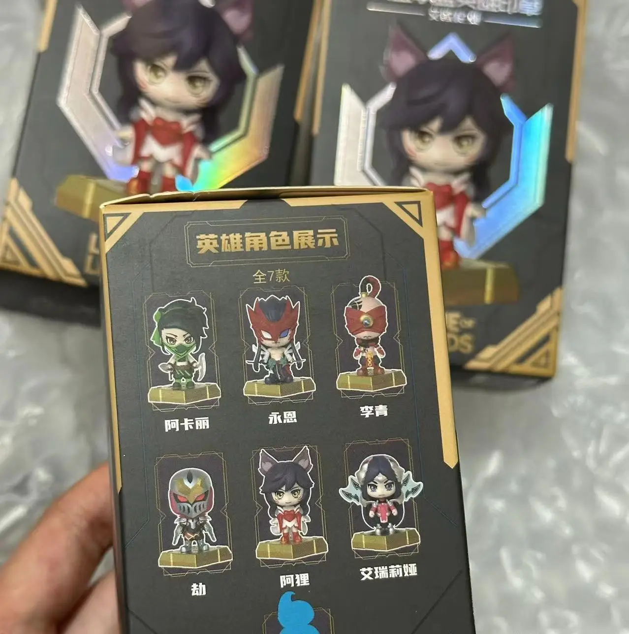 Ionia Figures Seal Blind Box yasuo yone zed akali leesin ahri irelia Mini Figure Blindbox Genuine Original Packaging Brand New view 3