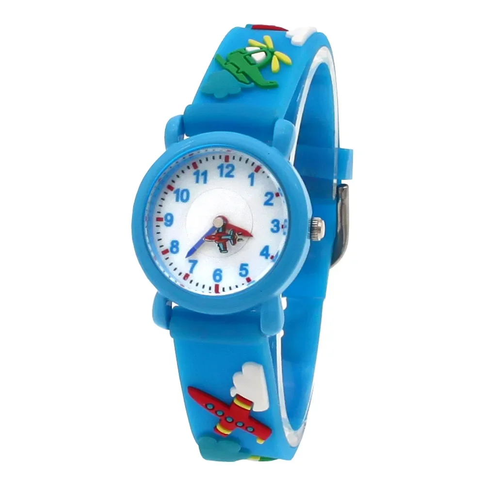 

Cartoon Quartz Watches for Children Boys and Girls 3D Strap Sports Watch Kids Students Birthday Gifts