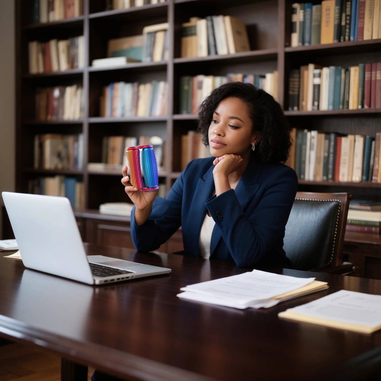 3D Printed Hand Massage Roller Toy Roller Spiky Grippie Anxiety Relief Decompression Fidget Toy Portable Hand Relaxation Tool
