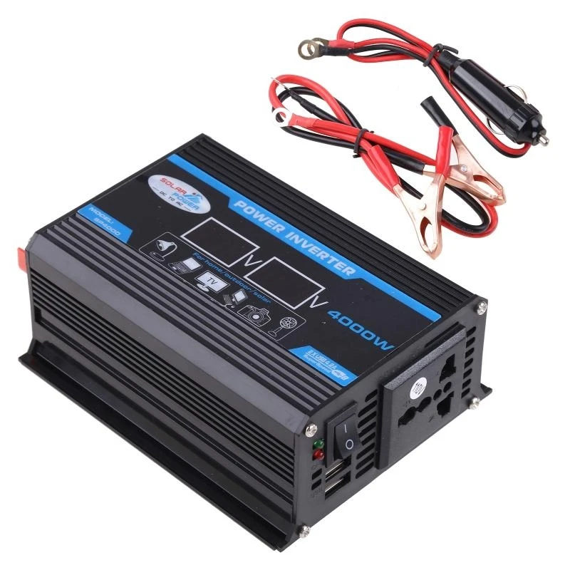 XA6H 12V to AC 220/110V Car Inverter with 2 USB Auto Convert