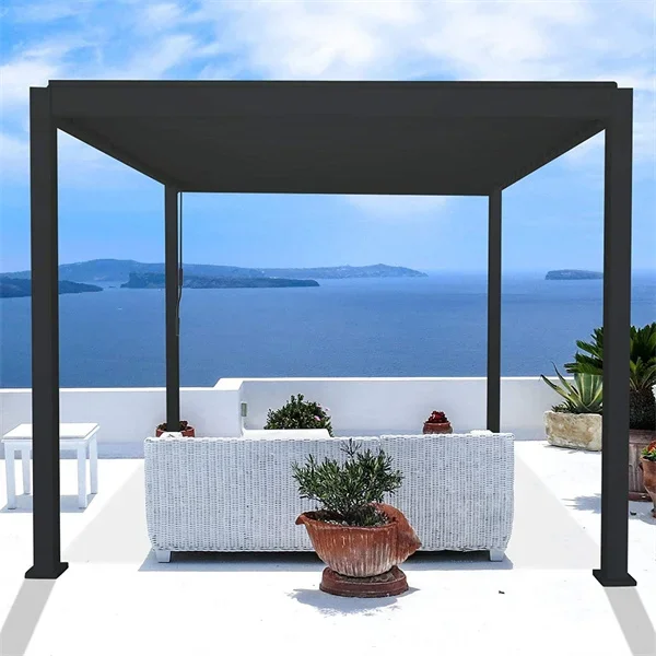 

z price electric gazebo pergola aluminium gazebo electric roof pergola