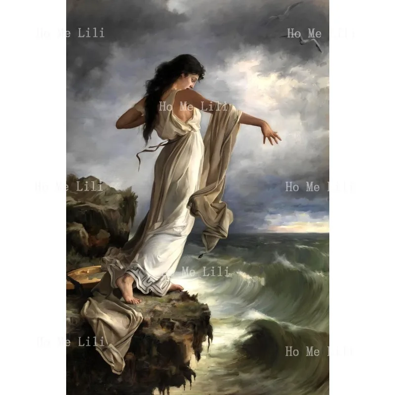 Death Of Sappho от Miguel Carbonell Selva, репродукция, художественный постер, печать на холсте или бумаге, высокое качество, серфинг, чтобы сомах, фото Death Of Sappho от Miguel Carbonell Selva, репродукция, художественный постер, печать на холсте или бумаге, высокое качество, серфинг, чтобы сомах, фото