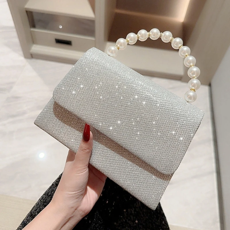 

Glitter Purse Evening Bag Elegant Party BanquetWedding Clutches Lady Handbag Women Girl Cocktail Shoulder Bag