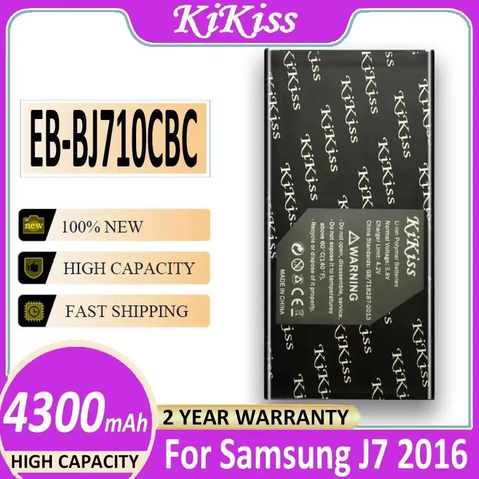 

Mobile Phone Battery EB-BJ710CBC 4300mAh For Samsung Galaxy J7 2016 Edition J710 SM J710F j7109 j7108 EB BJ710CBC