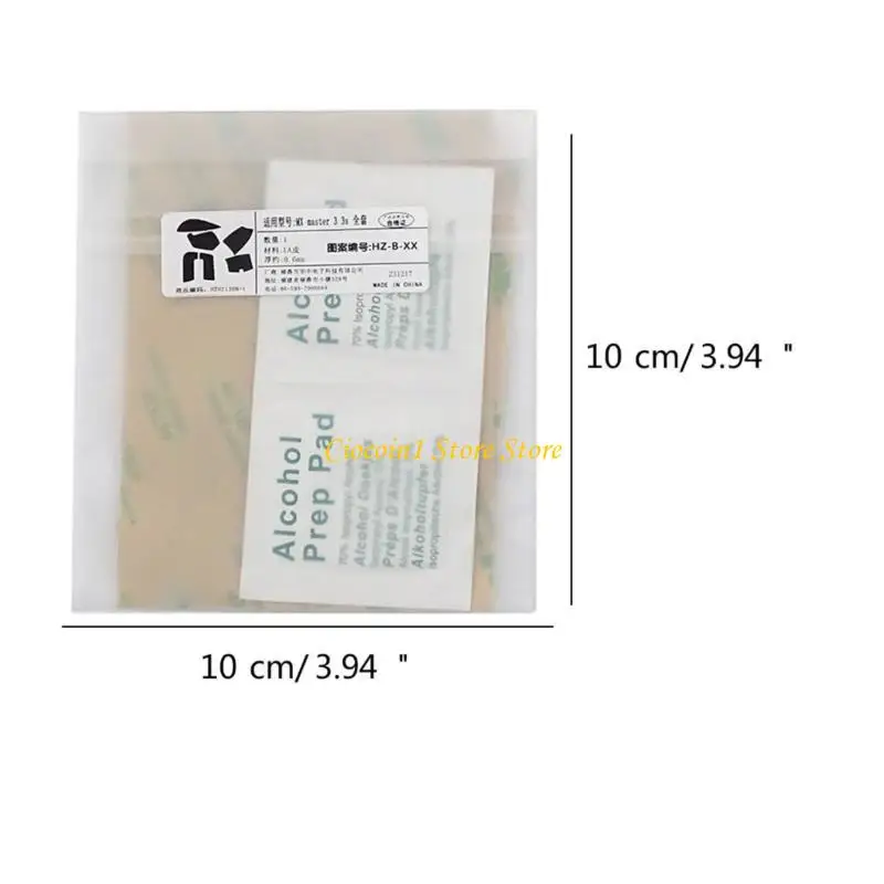 Silicone Cover A3PC Silicone Cover для MX 3 3S Черно -белые наклейки мыши с печать