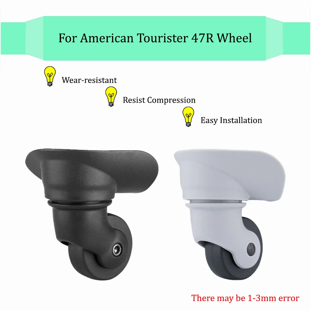 Applicable To 47R 25T American Tourister Luggage Wheel Accessories YQ206 YQ008 Double Wheel Trolley Wheel Repair Replacement