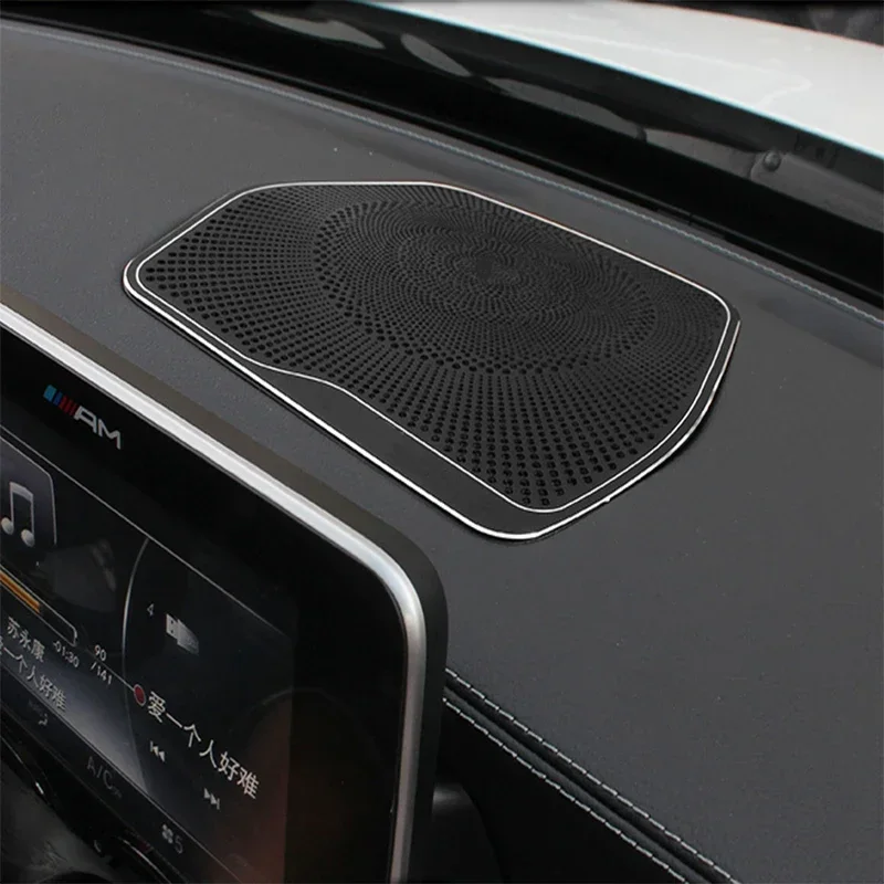 Car Audio Speaker Cover Door Speaker Cover Horn Trim Accessories For Mercedes-Benz C-Class W205 GLC X253 2016-2021