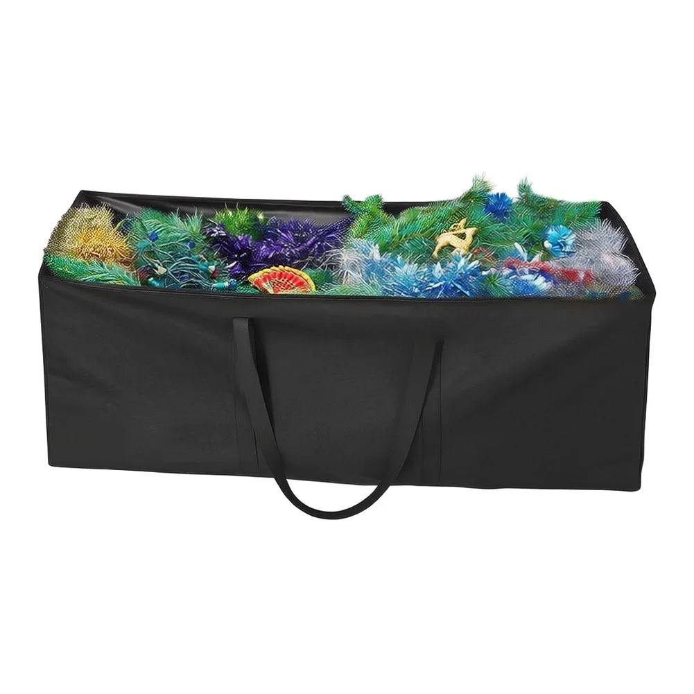 Christmas Storage Bag Engineered with Nonwoven Material and Cardboard Reinforcement for Reliable Annual Decoration Protection
