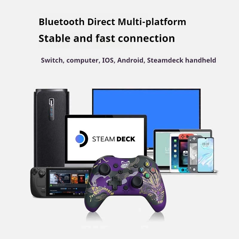 Soundfox Se3905 Hunting Mini Gamepad Switch Ns Oled Wireless Motion Sensing Bluetooth Pc Steam Phone Tesla Model3 Black Wukong