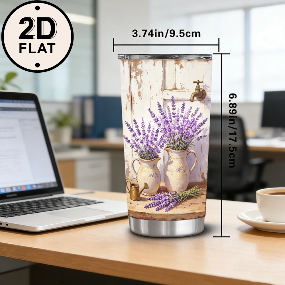 20oz French Country Lavender P - Tumbler 20Oz White review and price