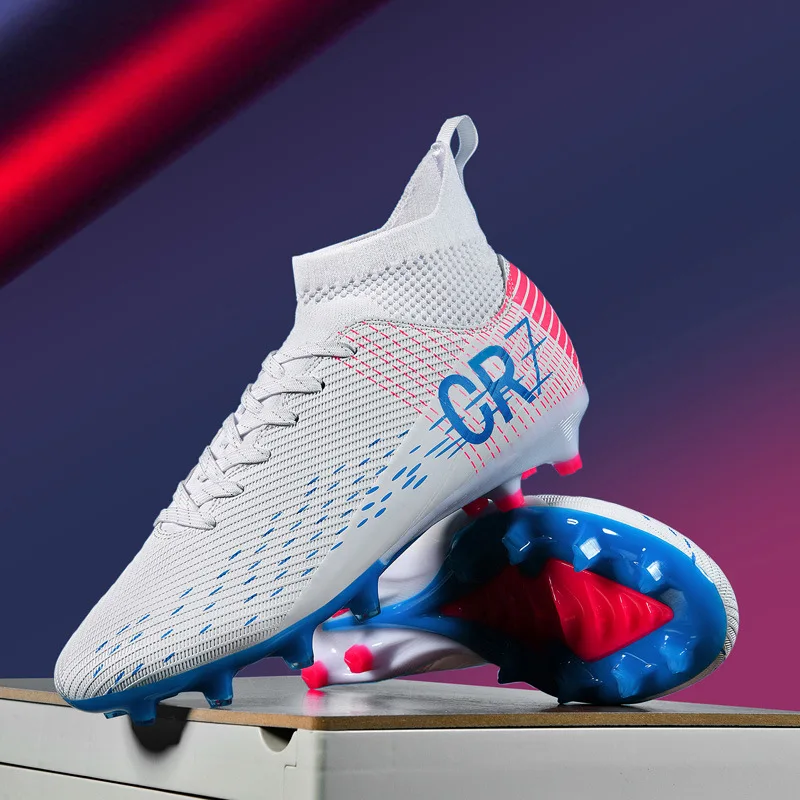 Picture 5: Professional Football Boots Kids Soccer Shoes Society Football Cleats FG Ultralight Training Soccer Sneakers Outdoor Sports Shoe