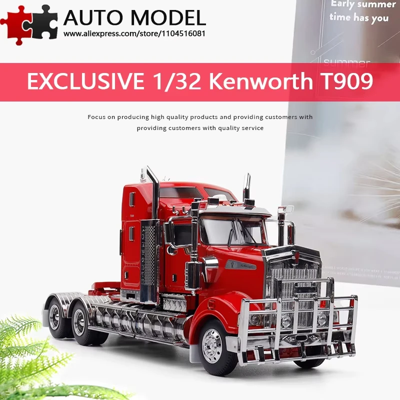 

Kenworth T909 Kenworth Tractor Australian Truck Tractor Metal Scale Model Exclusive 1:32 Simulated Alloy Static Car Model Transp