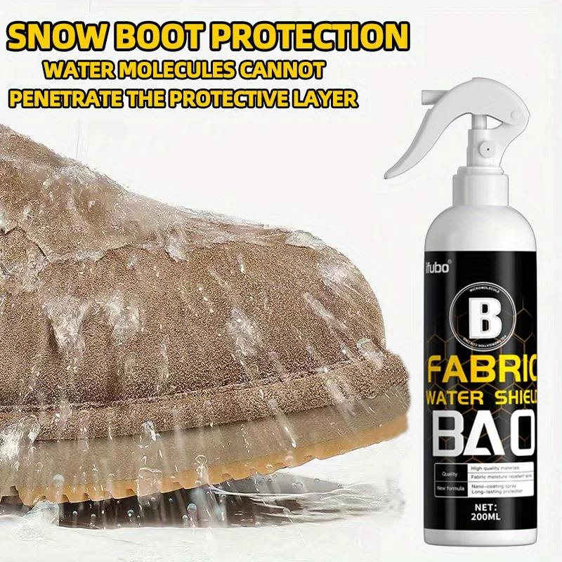 NEW Fabric Shield Spray - Waterproof & Stain-Resistant, Nano Technology for Long-Lasting Protection of Clothing and Home Decor