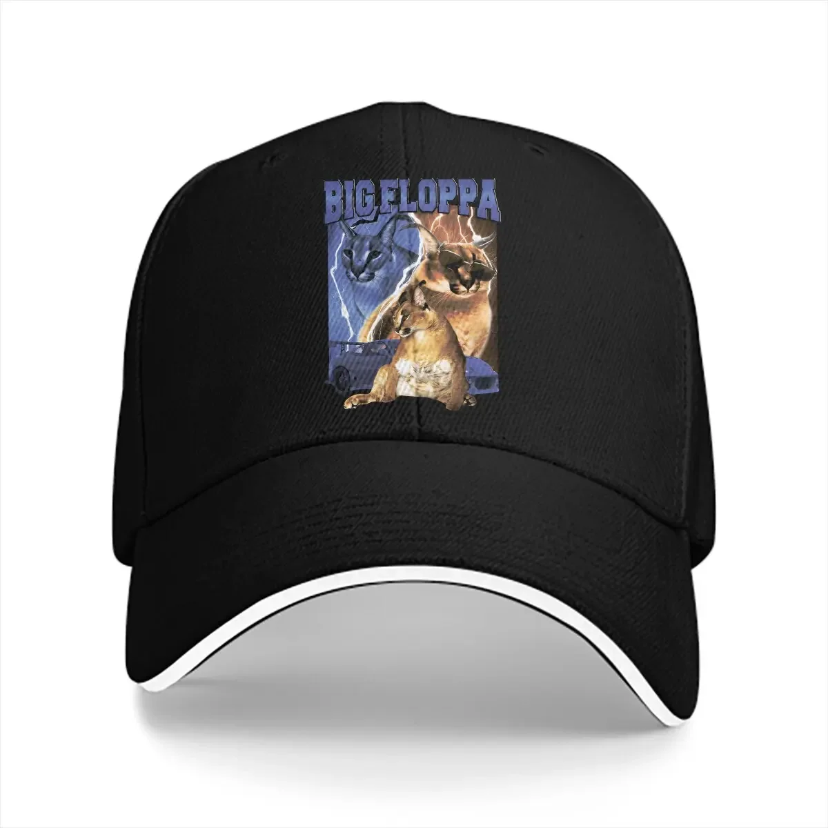 Pure Color Dad Hats Big Floppa Vintage Rap Classic Men's Hat Sun Visor Baseball Caps Meme Peaked Cap