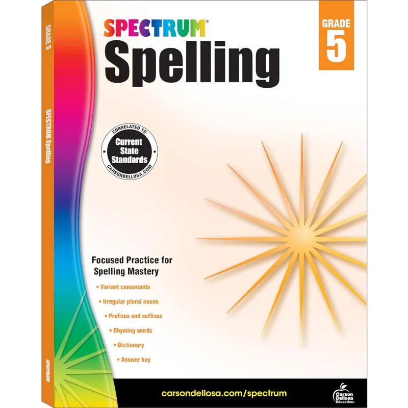 Spectrum Spelling Grade 5 Carson Dellosa Education Carson Dellosa Education 9781483811796 Book
