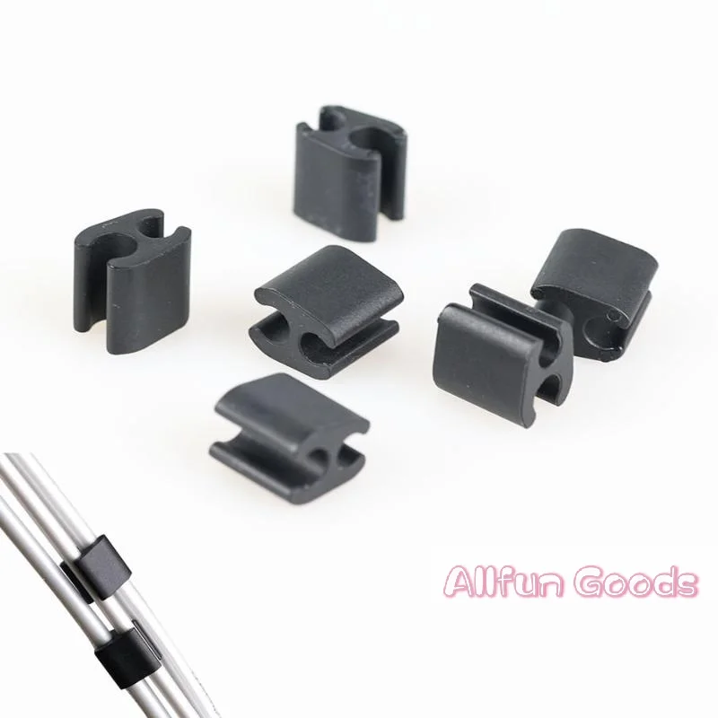[TG835]6Pcs Folding Bike Fixing And Organizing Device Nylon Opening U-shaped Shift Cable Management Clip Cycling Accessories