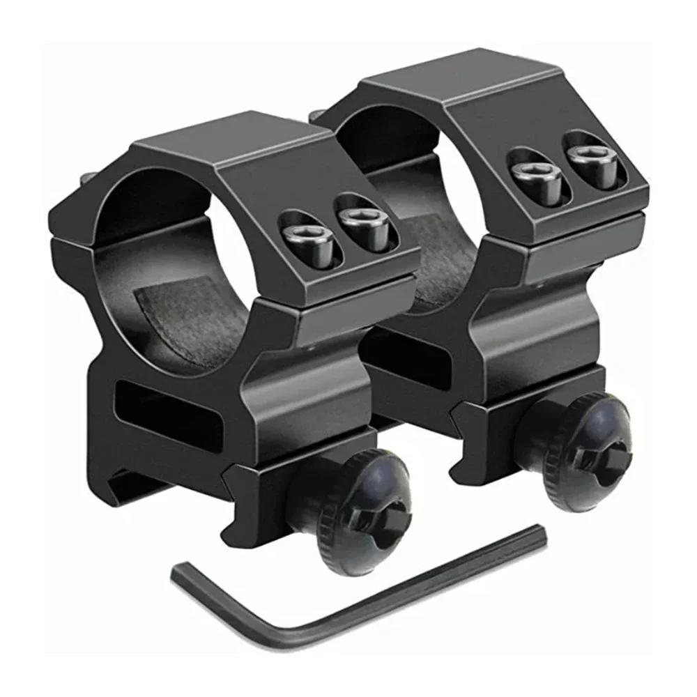 2PCS Hunting Rifle Scope Mount Ring for Dia 25.4mm 30mm Tube Scopes 11mm Dovetail Picatinny Rail Flashlight Mount Accessories