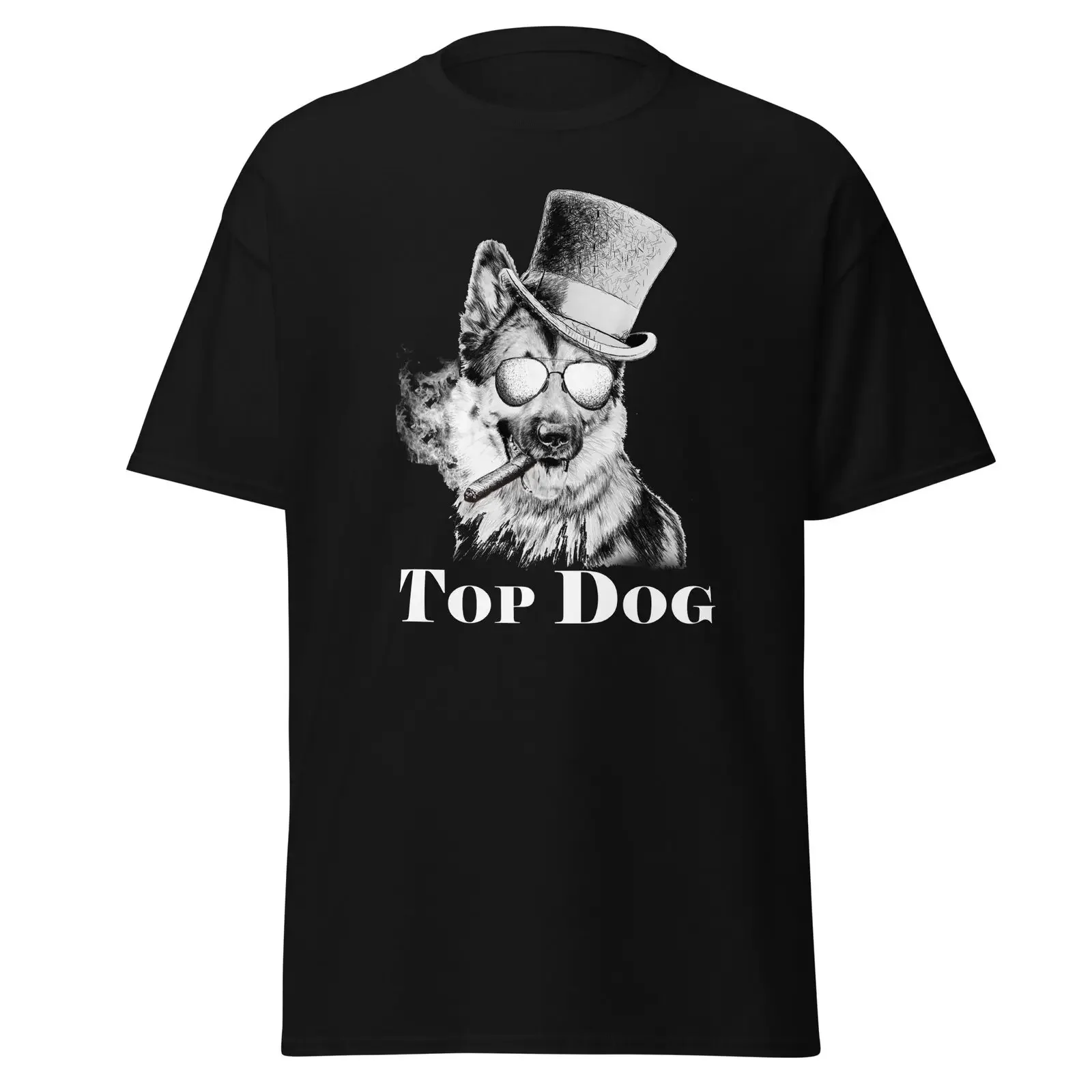 Top dog German shepherd classic tee